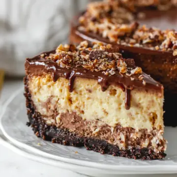 German Chocolate Cheesecake