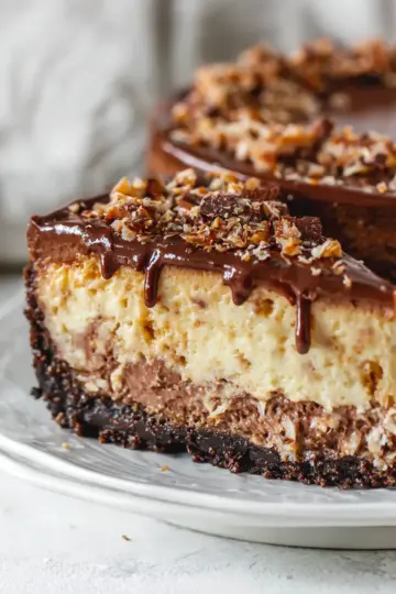 German Chocolate Cheesecake