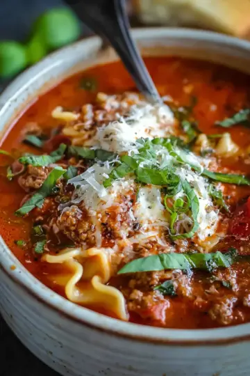 Lasagna Soup